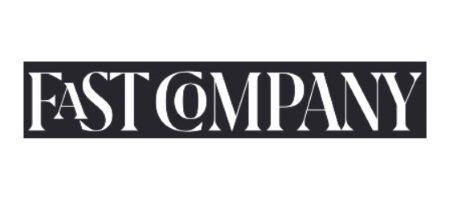 Black and white logo of 