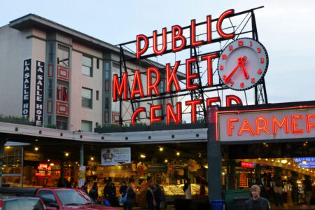 Entrance of Pike Place Market