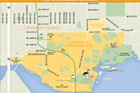 map of Seattle University District